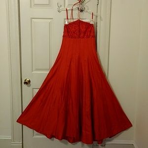 NWOT Ralph Lauren 100% Silk Gown Sz 6